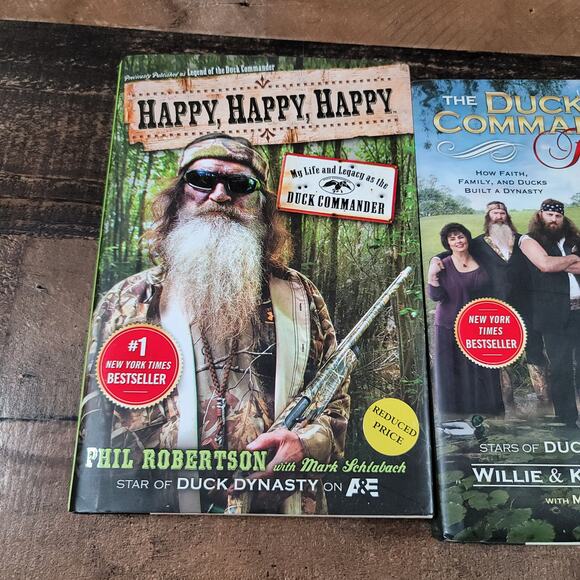 Duck Dynasty 3 Book Lot Si-Cology..Happy,Happy,Happy.. The Duck Commander Family - Picture 2 of 7